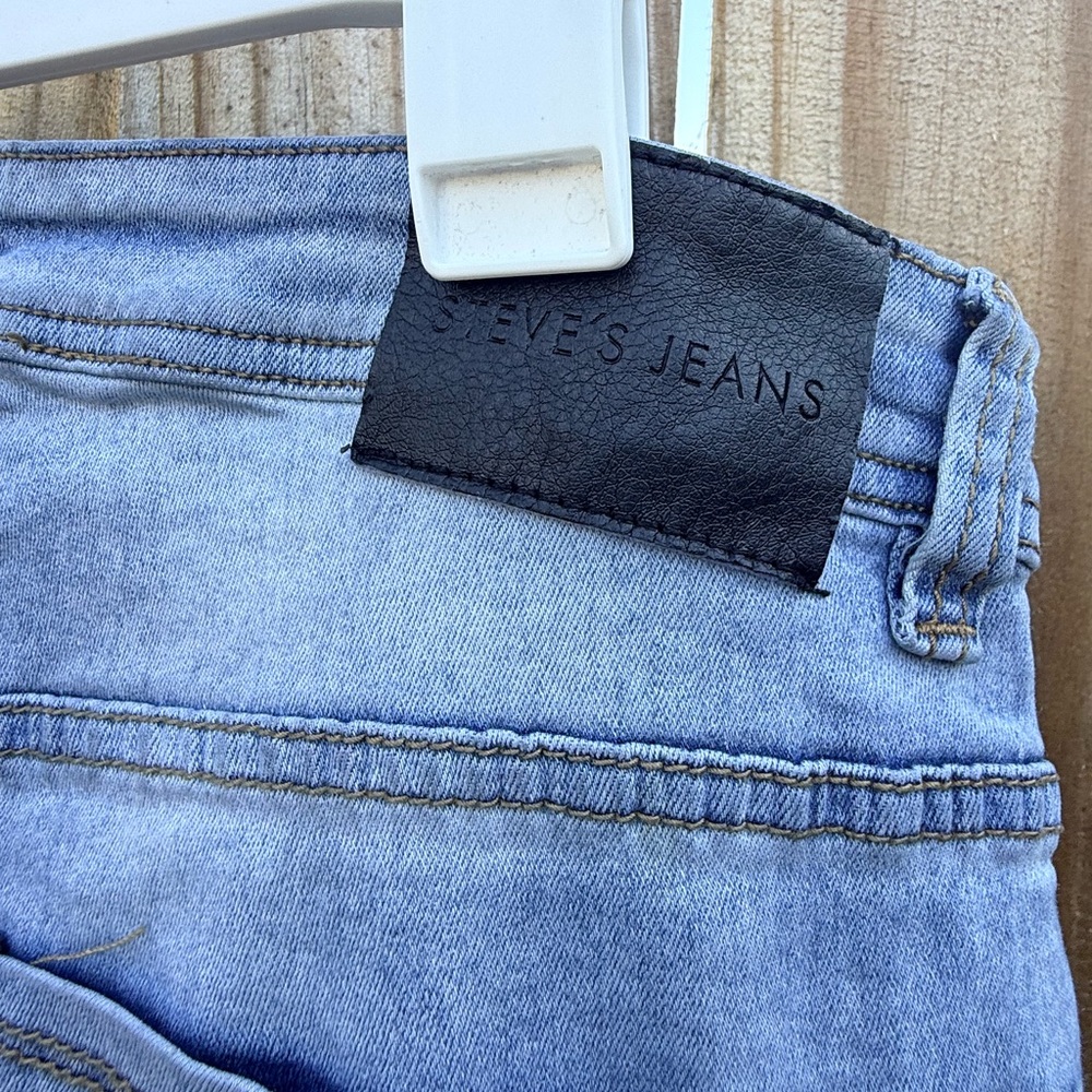 Steve’s Jeans Light Wash Slim Fit Denim Jeans Size 32x30 Stretch Casual - Picture 8 of 11